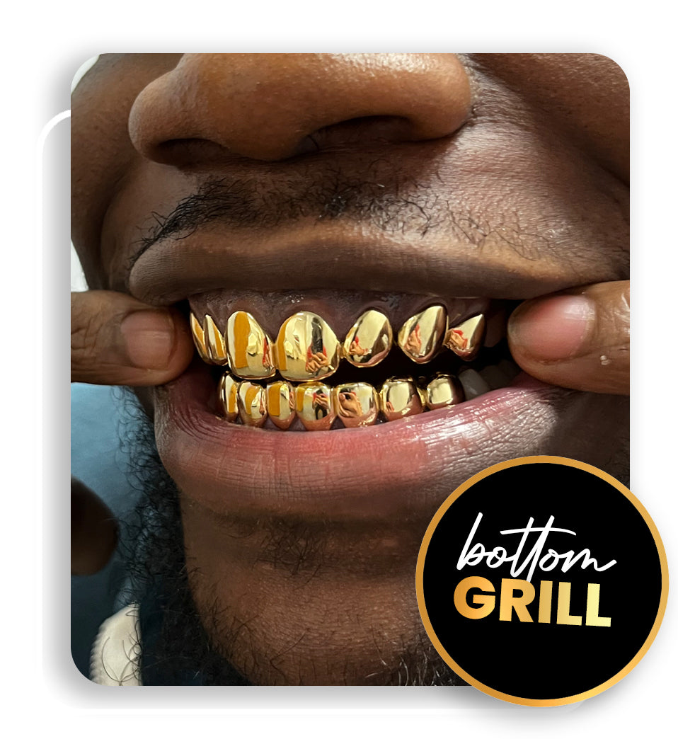14k Gold Grill - Bottom
