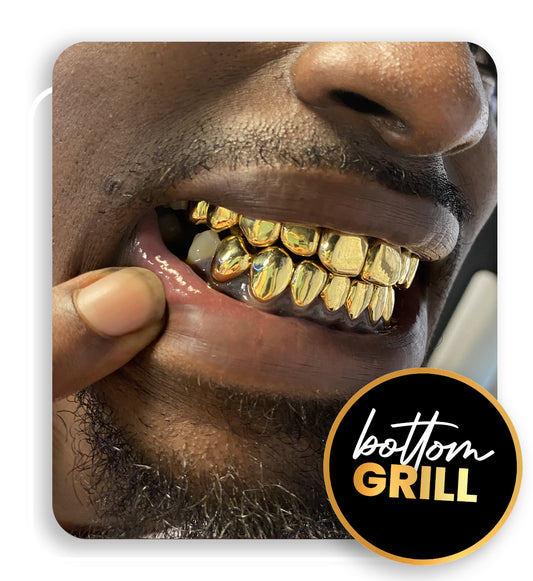 18k Gold Grill - Bottom