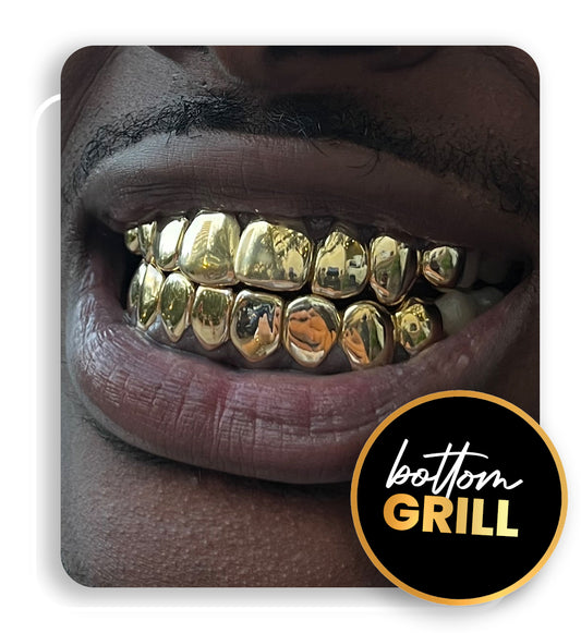10k Gold Grill - Bottom