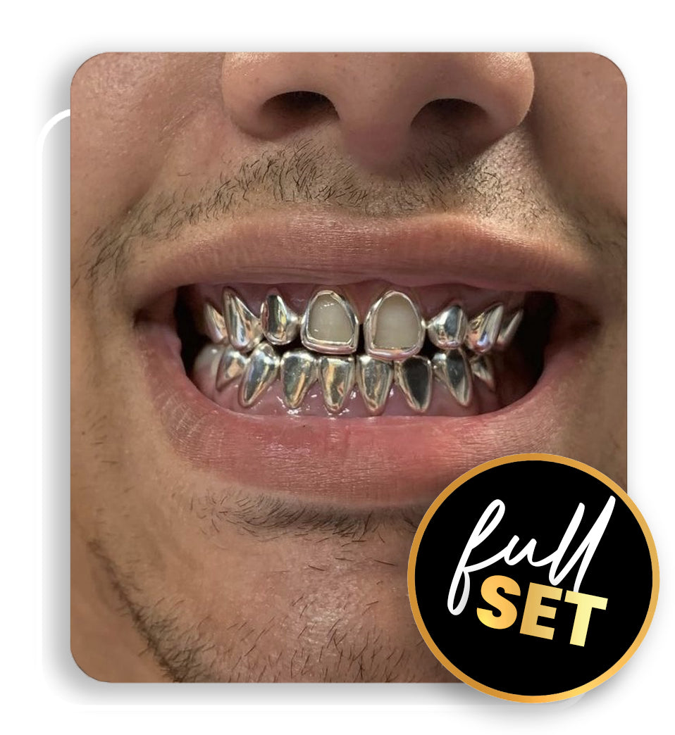 Silver Grillz - Full Set